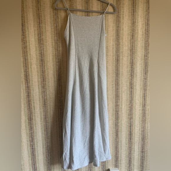 Zara Dresses & Skirts - ZARA Formal Dress Midi Women Size M Silver Cocktail Dress Outfit Fashion